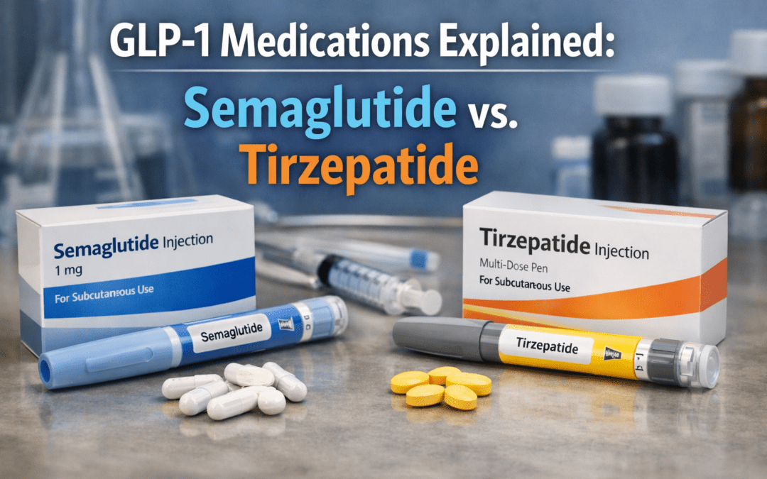 GLP-1 Medications Explained: Semaglutide vs. Tirzepatide – Which Is Right for You?