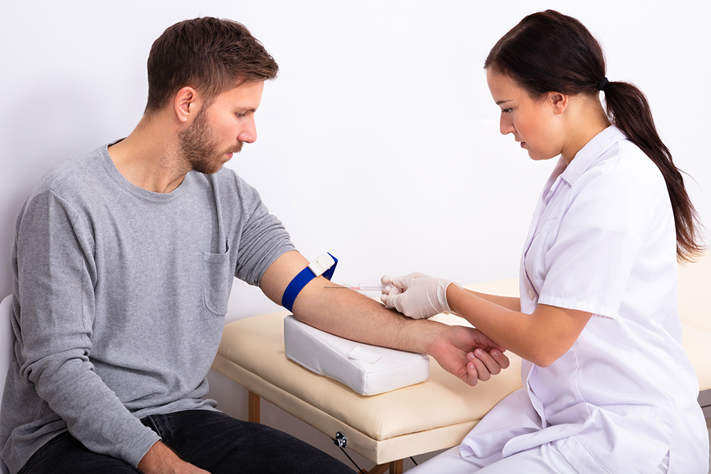 Blood Being Drawn For Lab Test