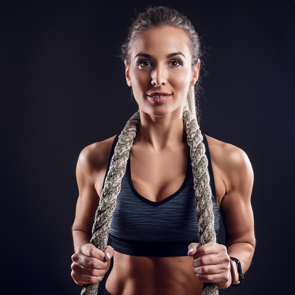 Women working out