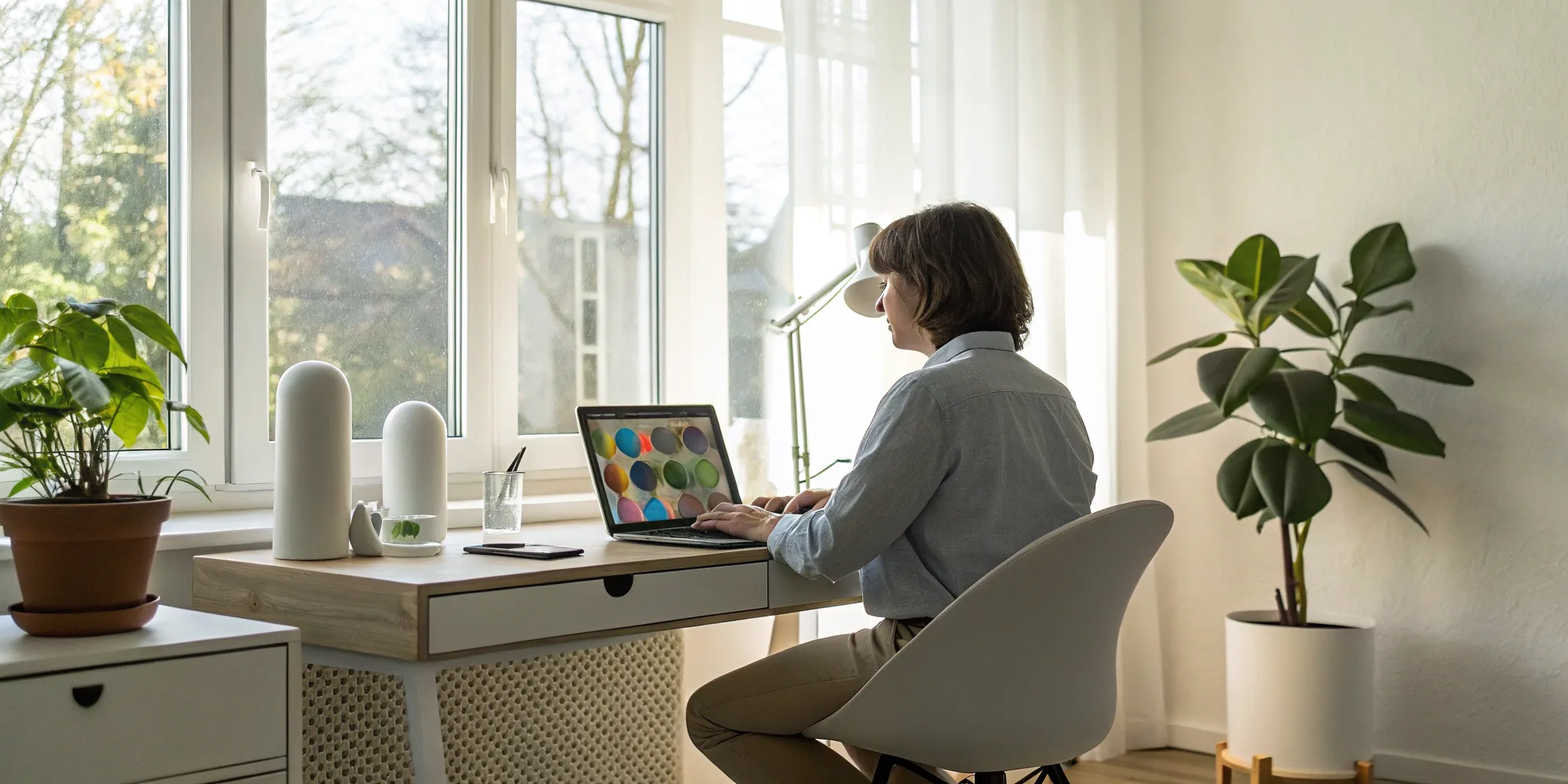 Online metabolic health assessment on a laptop.