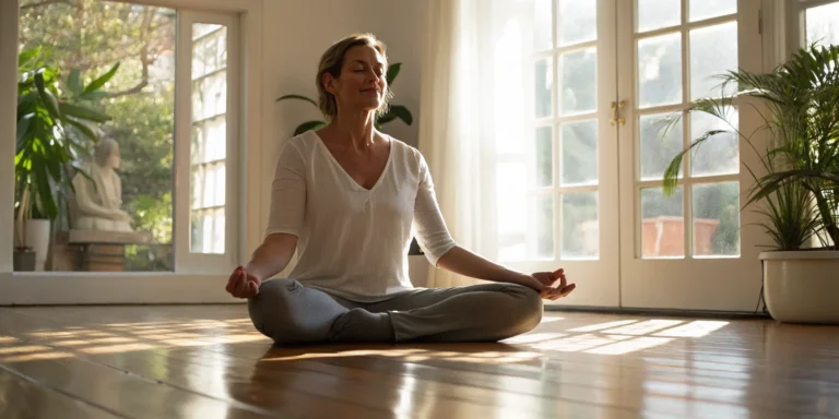 Woman relaxing, representing hormone treatment benefits.