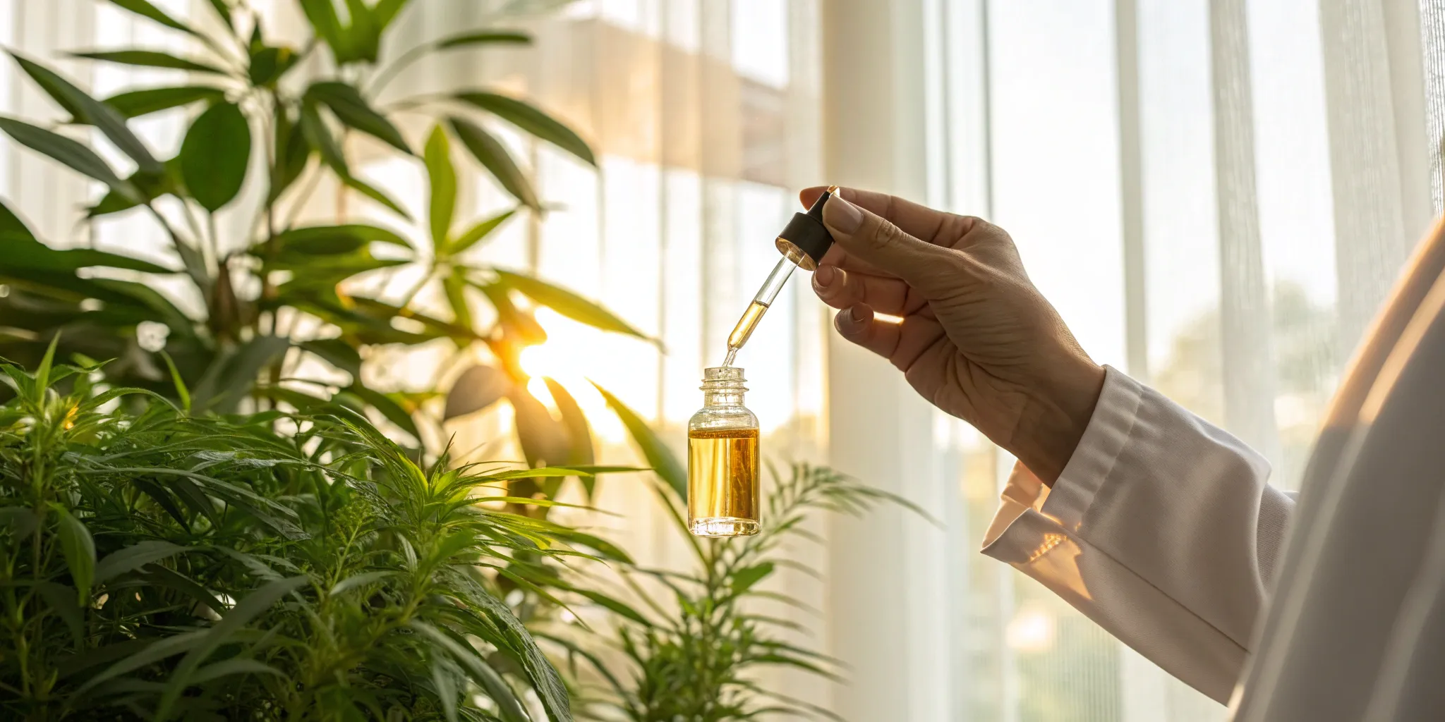 Bioidentical hormone therapy oil in a dropper.