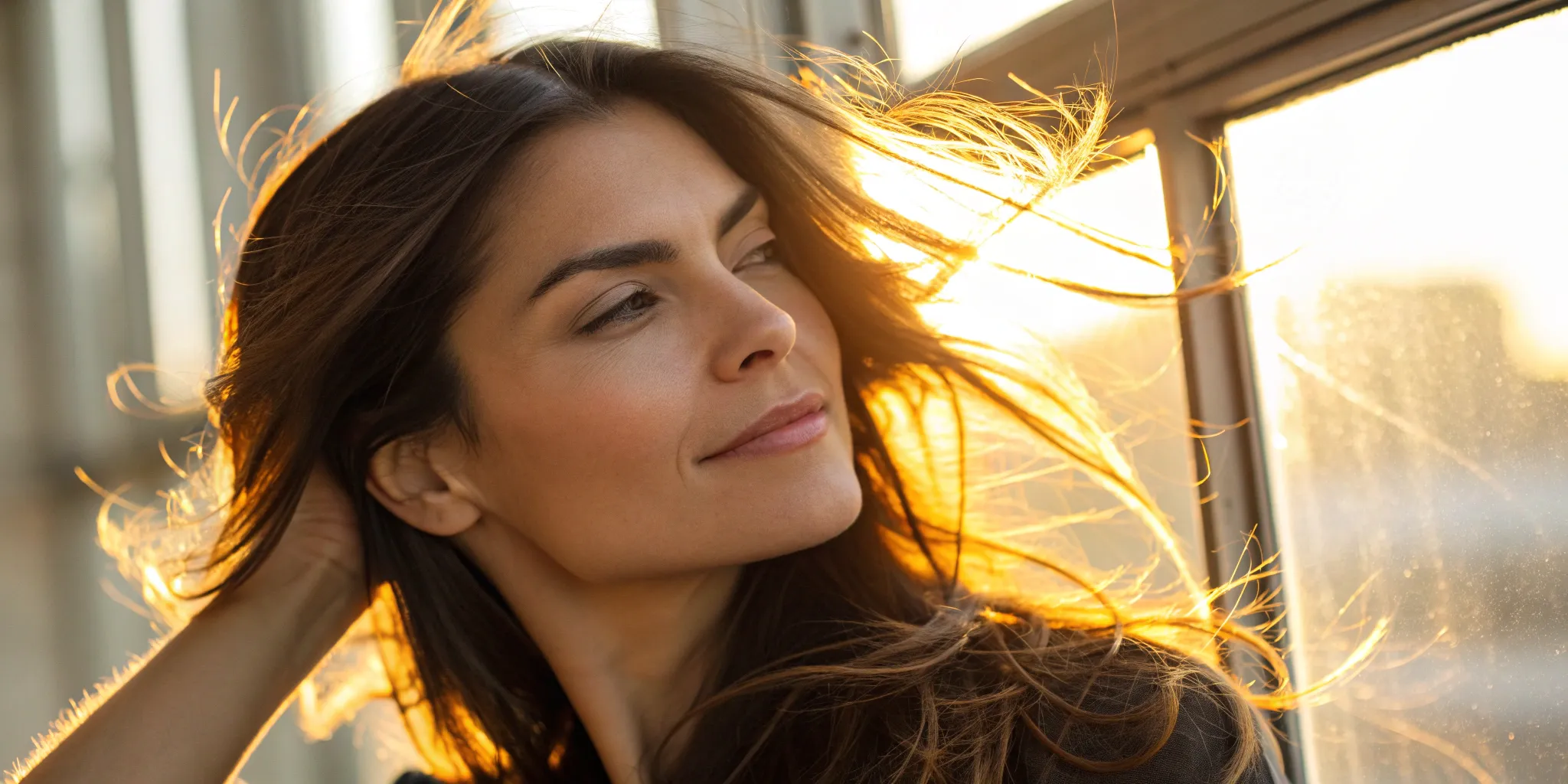 Healthy hair growth during hormone replacement therapy.