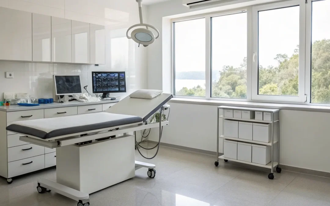 A professional clinic setting for a consultation on where to buy TRT online.