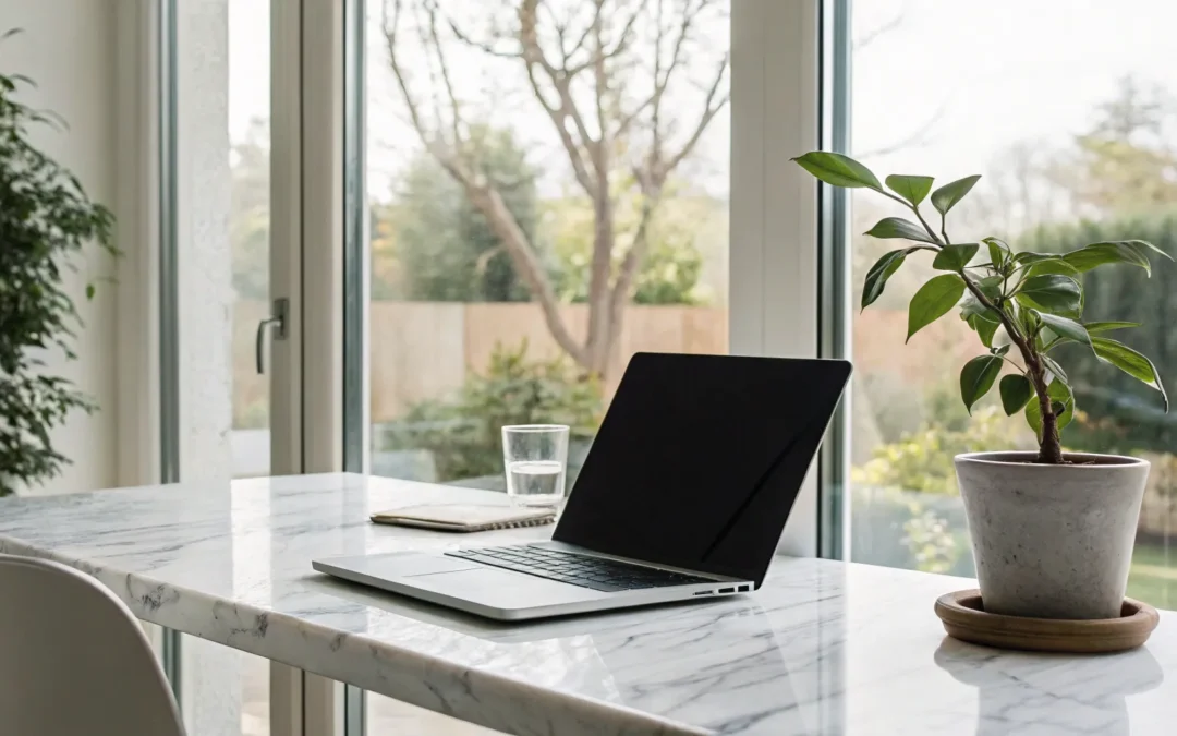 A person using a laptop to find the best way to get GLP-1 online.