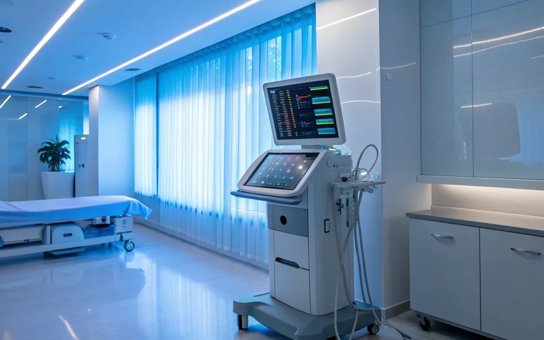 A professional clinic room from a provider of the best online TRT therapy.