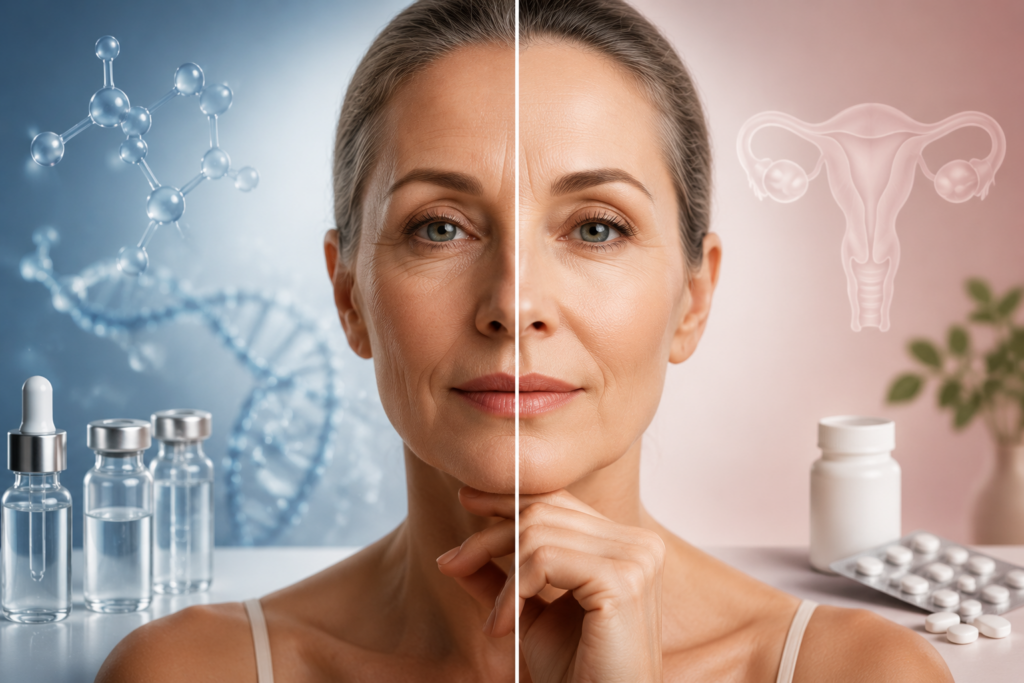 Are Peptides Better Than HRT for Anti-Aging? A Clinical Comparison